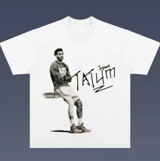 Jayson Tatum Vintage Tee, Jayson Tatum T-Shirt, Unisex Basketball Shirt, Hip Hop Graphic Tees, Menswear Womenswear Streetwear