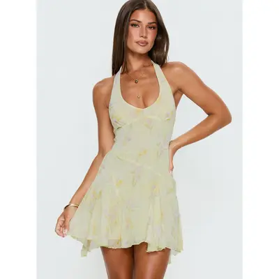 yellow lace dress princess polly Princess Polly Lower Impact