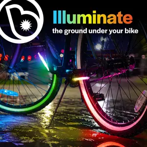 GoBrightz Bike Lighting Accessory - LED Underglow Light Kit
