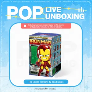 [LIVE UNBOXING] POP MART Marvel Iron Man: A Journey Through Armors Series Figures Blind Box