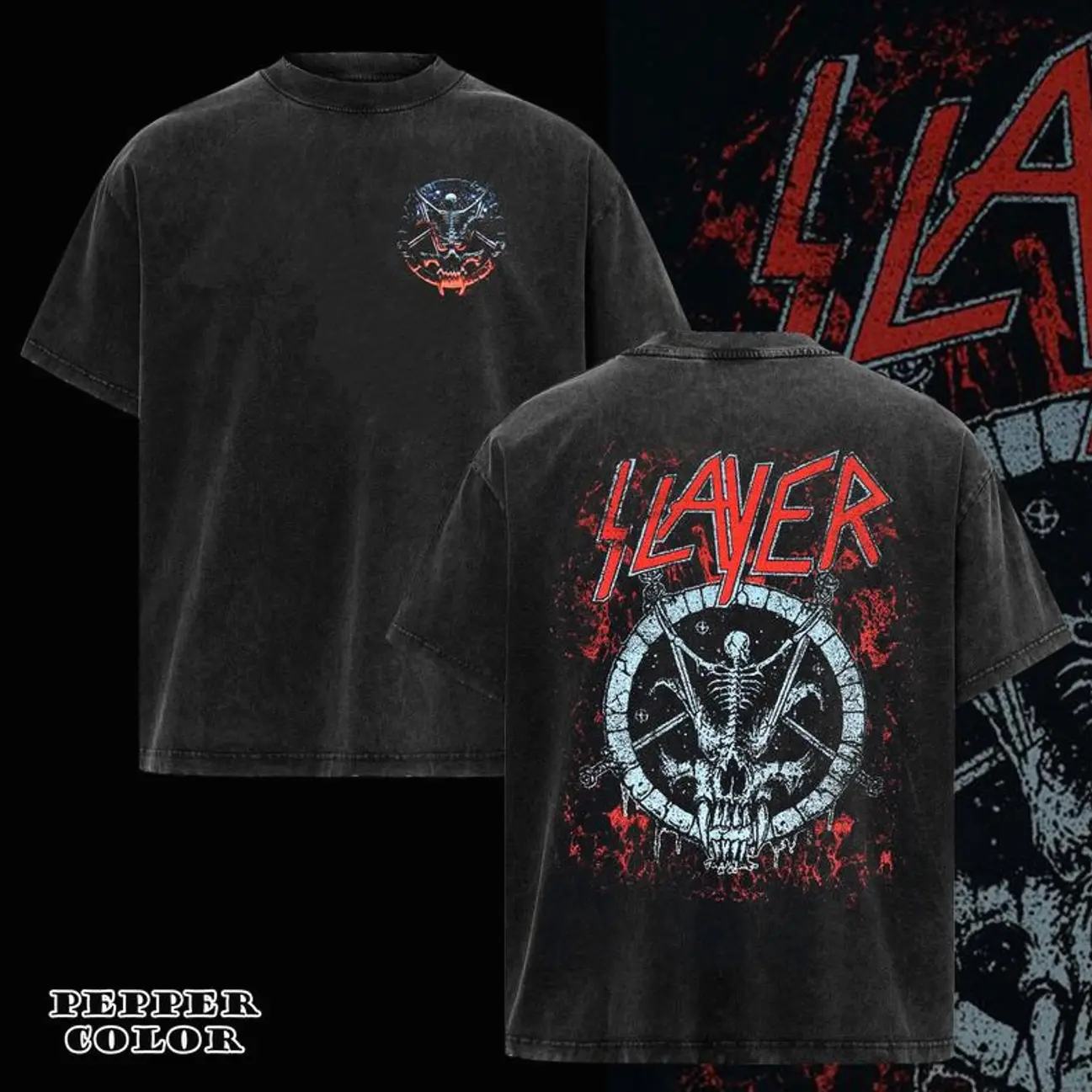 Vintage Slayer T Shirt Divine Intervention 2014 Tour T-Shirt 2 Sided , Slayer Rock Band Shirt,, Retro Music Tee, Rock Music Lover Shirt, Vintage Band Shirts Casual Comfort Cotton Fabric Fit Top , Top Men's and Women's Clothing . P