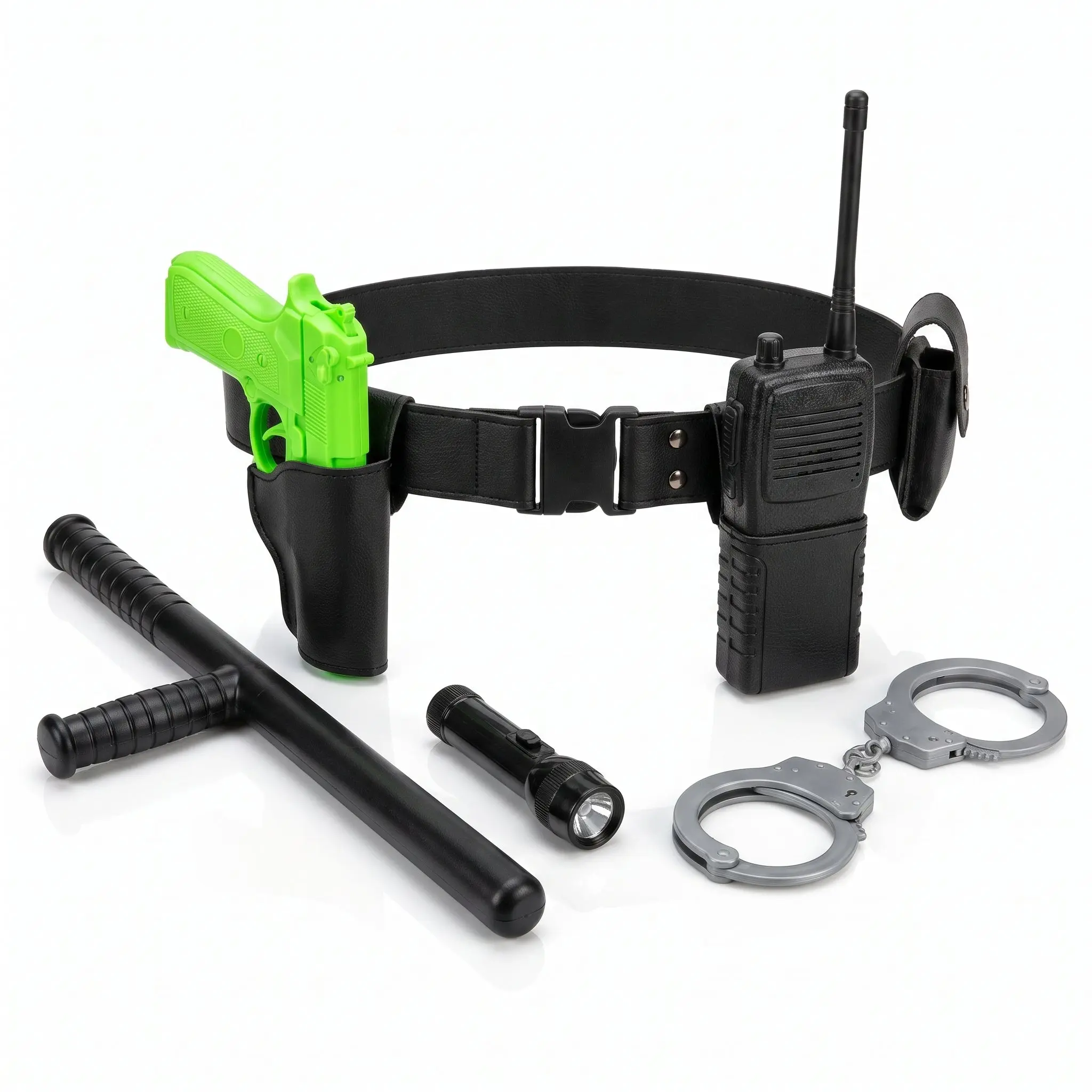 Police Officer Costume Accessory Belt Kit