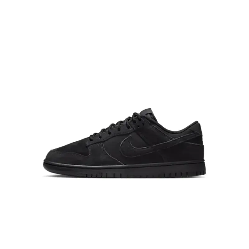 Nike Dunk Low SE 'Triple Black' Unisex Sports Sneakers - All-Black Style, Leather Upper, Iconic Silhouette, Everyday Sneaker, Runs Small, Men's/Women's Casual Footwear for Daily Wear