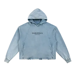 Happy Saratoga Cropped Hoodie