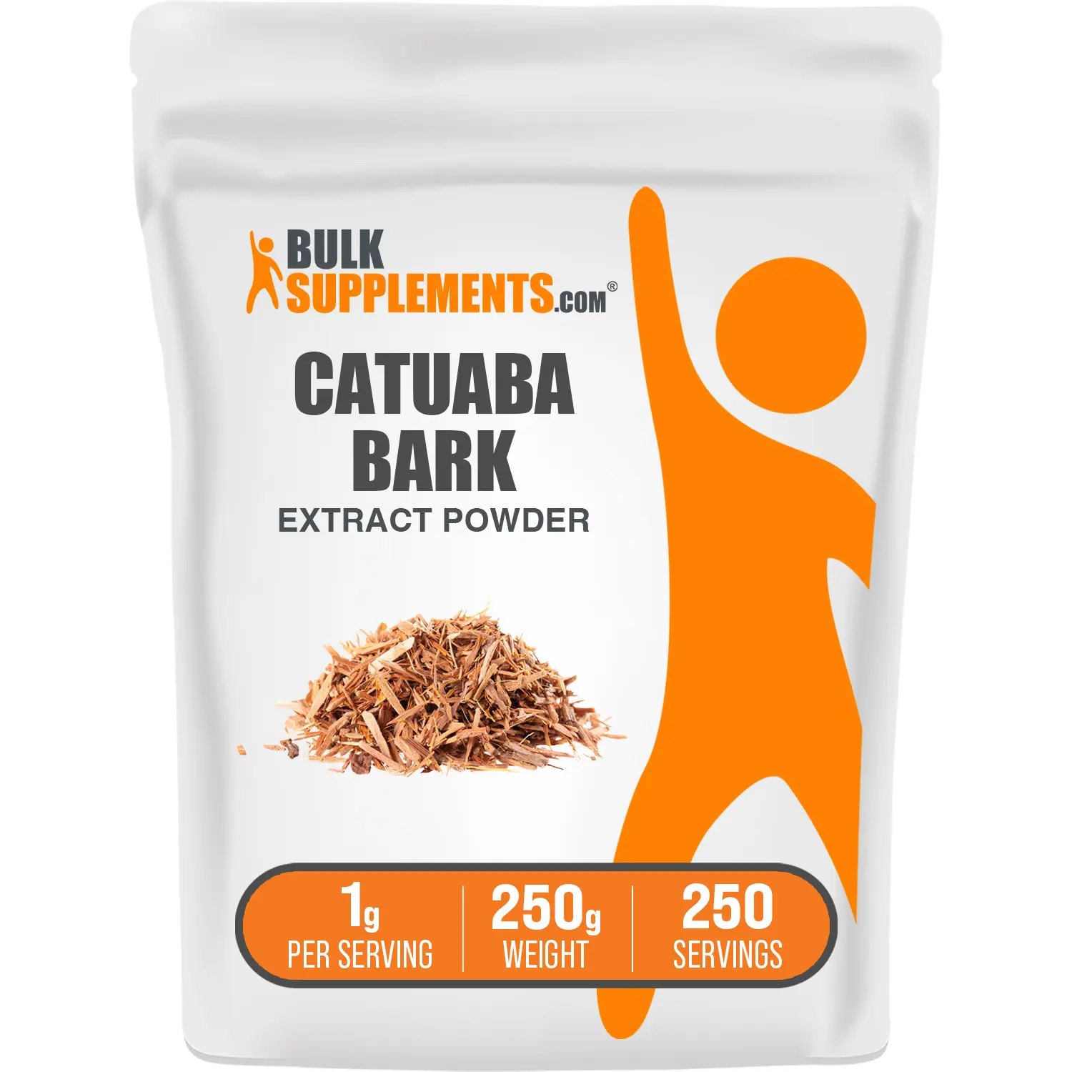 BulkSupplements - Catuaba Extract Powder - Antioxidants - Immune Support - 250g - 1g per Serving