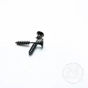 Forbidden Alchemy | Stainless Steel Black Gloss Stud Style Screw | Earrings | 16mm | Dark, Detailed, Durable