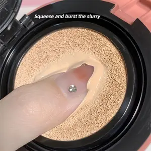 Bb cream foundation - bb foundation + refill, comes with a puff applicator. waterproof, sweat-proof, oil-controlling, moisturizing, and Hydrating Makeup. provides permanent invisible pore coverage. perfect as a christmas or valentine's day gift