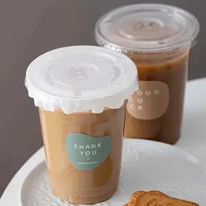 100/400pcs Coffee Leak Proof Paper Film, Oil Spill Proof, Leak Proof Paper Film White Leak-Proof Cup Lid Liners, Round Sealing Paper Pads, for Bubble Tea, Coffee and Other Beverages, Sealing Film, for Business and Party, Drinkware Accessories