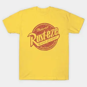 Vintage Rust-Eze Bumper Ointment 1990 Retro Style Fashion S Tee - Cotton Fit