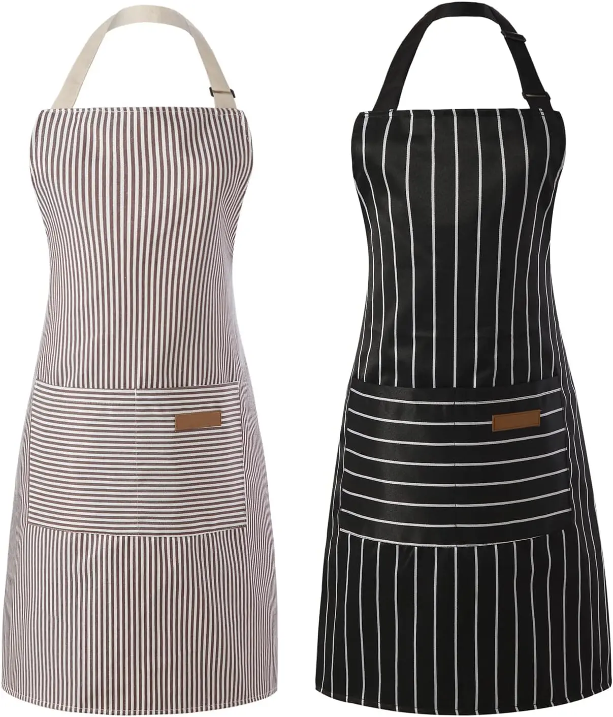 2 Pack Apron, Aprons for women with pockets, Cooking aprons for women, Kitchen aprons, Aprons for cooking
