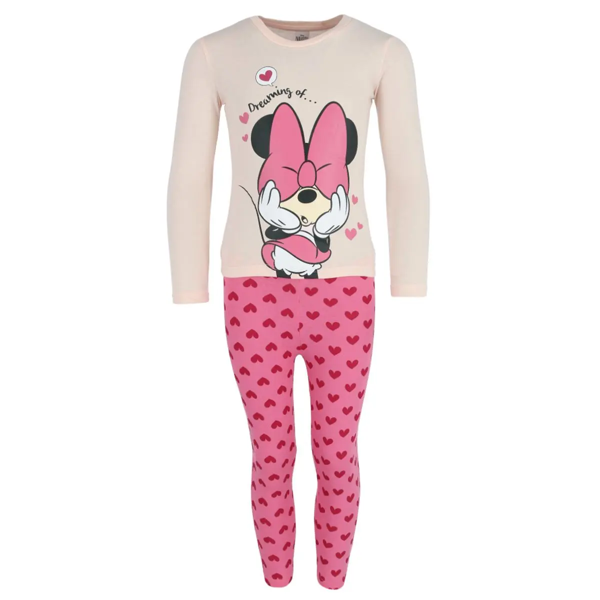 Textiel Trade Girl's Disney Minnie Mouse Pajama Set, Long Leg Pajama Sets