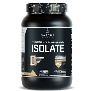 SASCHA FITNESS Hydrolyzed Whey Protein Isolate | Caramel Flavor SASCHA FITNESS Hydrolyzed Whey Protein Isolate | Caramel Flavor
