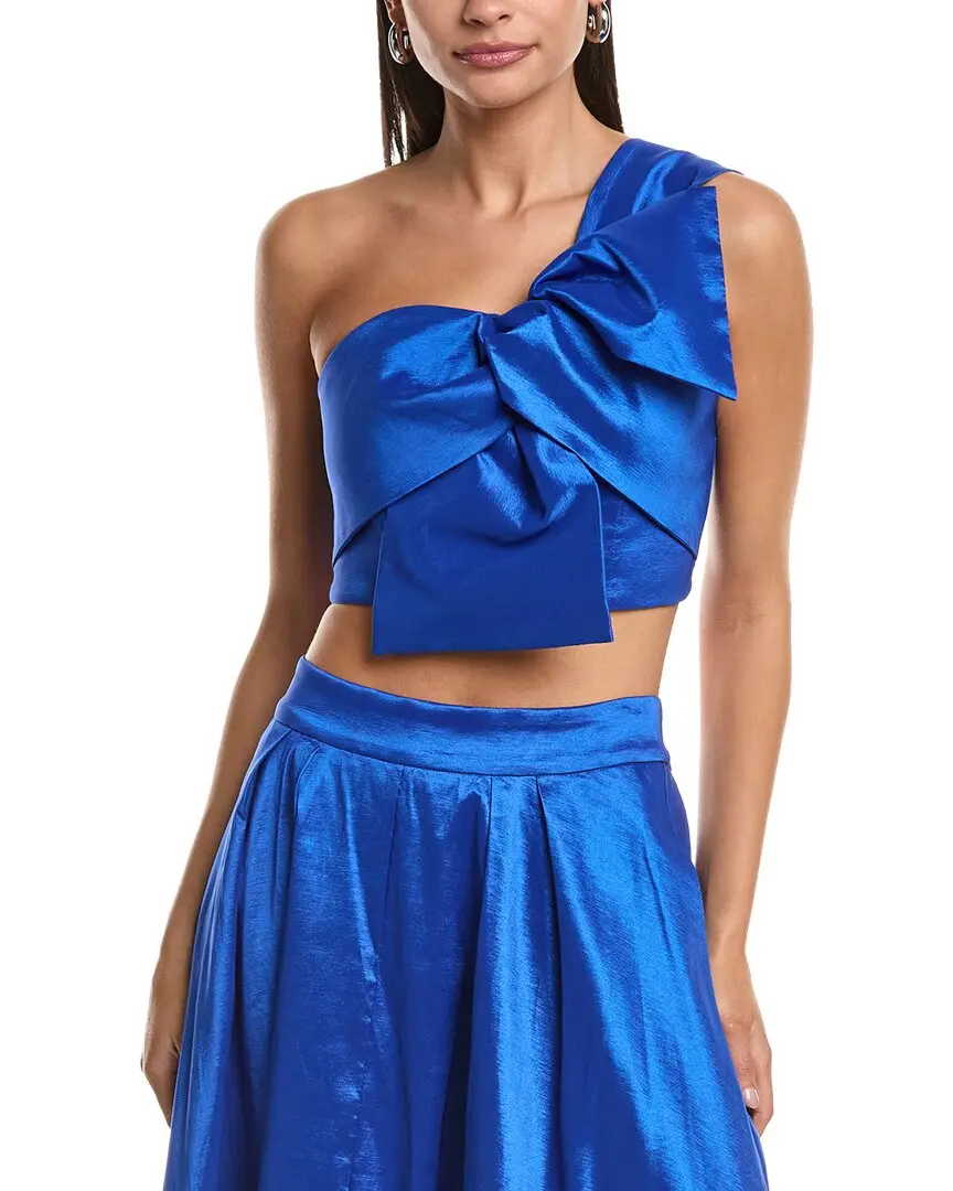 Milly Laney Bow Cropped Top