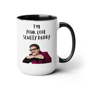 Pedro Pascal Two-Tone Coffee Mug, 11oz 15oz mug