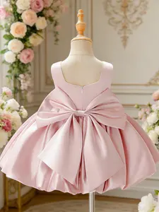 Baby girl green dress emerald color dress popular bud skirt tutu dress Lovely Bow Dress