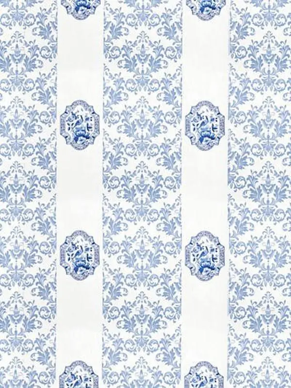 Imperial White Grasscloth Printed Wallpaper