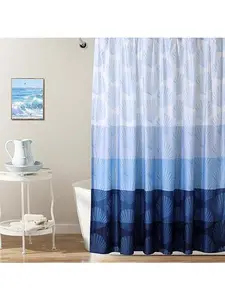 Concierge Collection 100% Rayon from Bamboo Coastal Shower Curtain