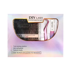 Eyelash Cluster 10-16mm Eyelash 30+40D Thickened Thick Single False Eyelash D Curl Eyelash Cluster 280 pieces DIY Eyelash Extension Cluster, Eyelash Cluster