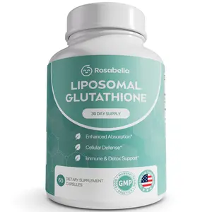 Liposomal Glutathione Capsules – Skin Glow, Immune & Detox Support (60 Count) - Rosabella