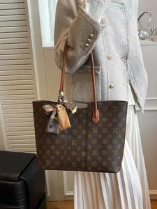 Vintage Print Handbag 2026 New Arrival, Large Capacity Tote Bag, Elegant Shoulder Bag, Stylish Versatile Bag, Casual Shopping Bag, Women's Fashion Accessory