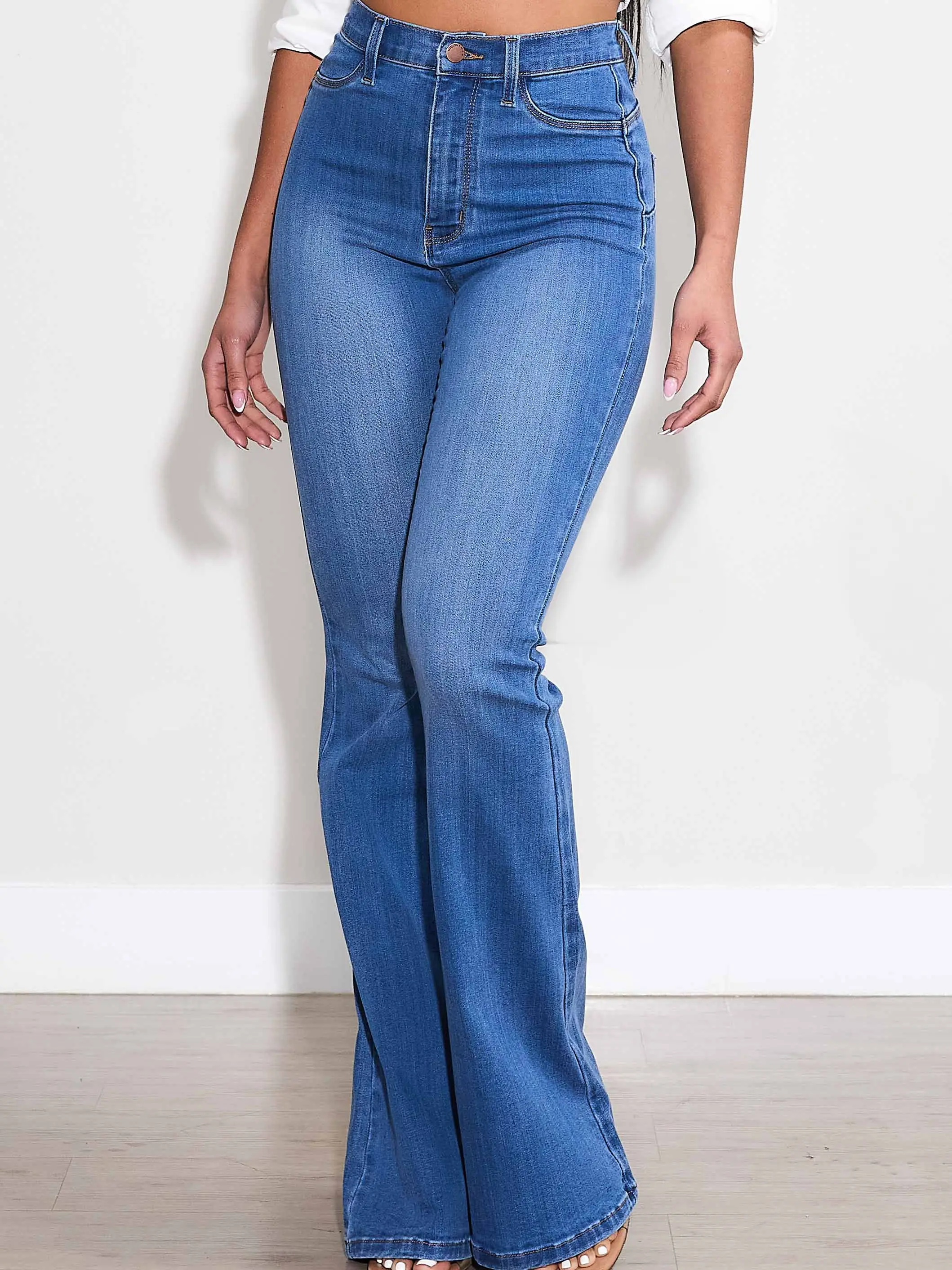 [EP1679-R] New Heartbreaker Flare Jeans Streetwear