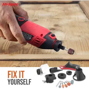 160W CordedinOne Power Tool Set 134pc  Drill Cut Trim Grind Engrave Sand with Dremel Bits