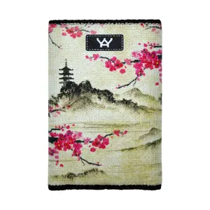 Yay Novelty 1332 The Perfect Slim Wallet for Front Pocket Use - Oriental Mountain