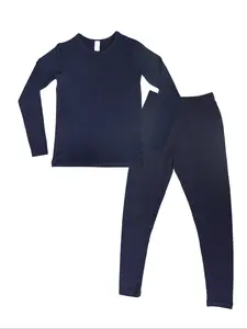 Boys Thermal Underwear Set, Teen Soccer Tight Fit Top & Bottoms, Kids Winter Sports Gear, Cozy Athletic Clothing, Athletic Tracksuit