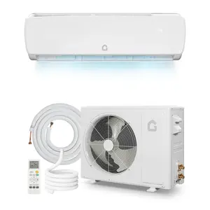 9000 BTU 6-in-1 Mini Split AC & Heat Pump, 19 SEER2 Energy Efficient Ductless Wall-Mounted Air Conditioner with Complete Installation Kit