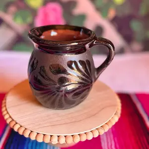 Engove Relieve Mug 355ml Negro Completo - Black Ceramic Mug with Unique Design and Capacity of 355ml Coffee Drinkware Reusable Washable Cup Tumbler Reuse