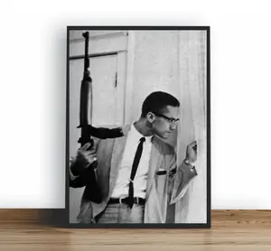 Malcolm X Poster Print on 200 GSM Paper for Home Decoration Gift