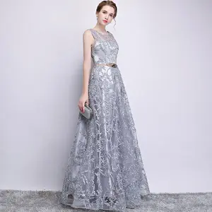 banquet evening dress  new dignified  elegant slimming dress long home dress female angel under the spring light Fabric Formal Soft Womenswear Crystal Elegance Fairy Skirt Smooth Statement