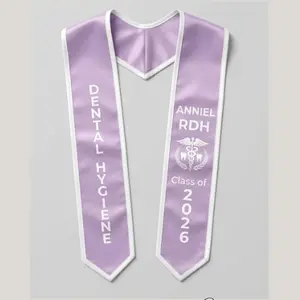 Dental Hygiene Stole RDH Graduation Dental Hygienist Grad Sash Class of 2026, White Coat Ceremony Nursing School Style Stole for College Commencement