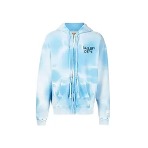 Gallery Dept. Sun Faded Zip Up Hoodie Blue (men) by StockX