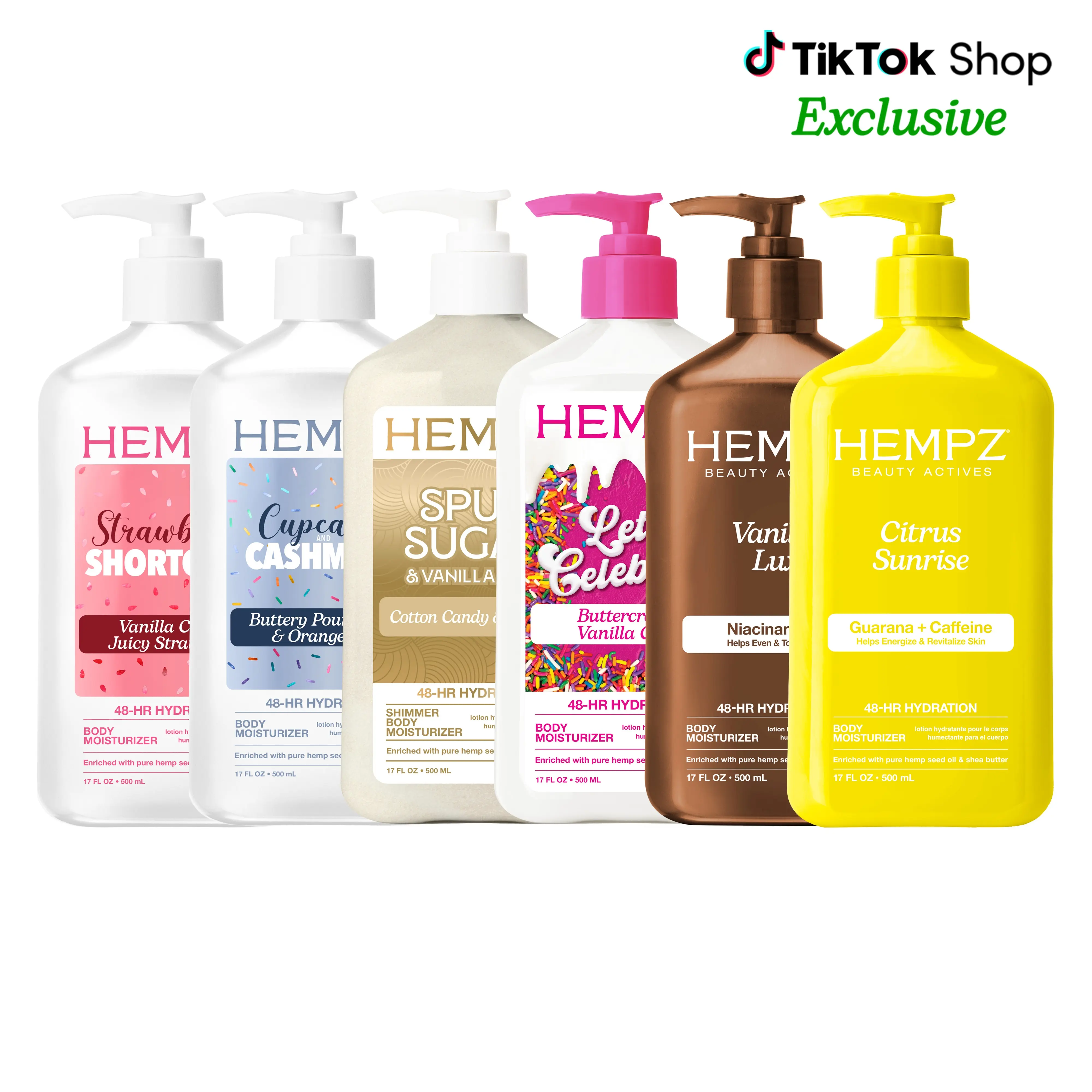 Hempz Exclusive Sweet & Zesty Moisturizing Body Lotion Bundle