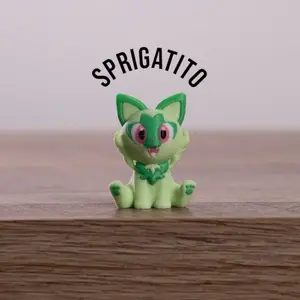 Sprigatito PokePrint 3D Print Mini Pokemon Starter
