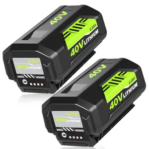 2/1 Pack OP4040 6.0Ah 40V Lithium Replacement for Ryobi 40 Volt Battery OP40401 OP40602 OP4026 OP40501 OP40261 Compatible with Ryobi Battery 40V Cordless Power Tools