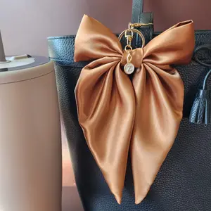 Satin Bow Bag Charm