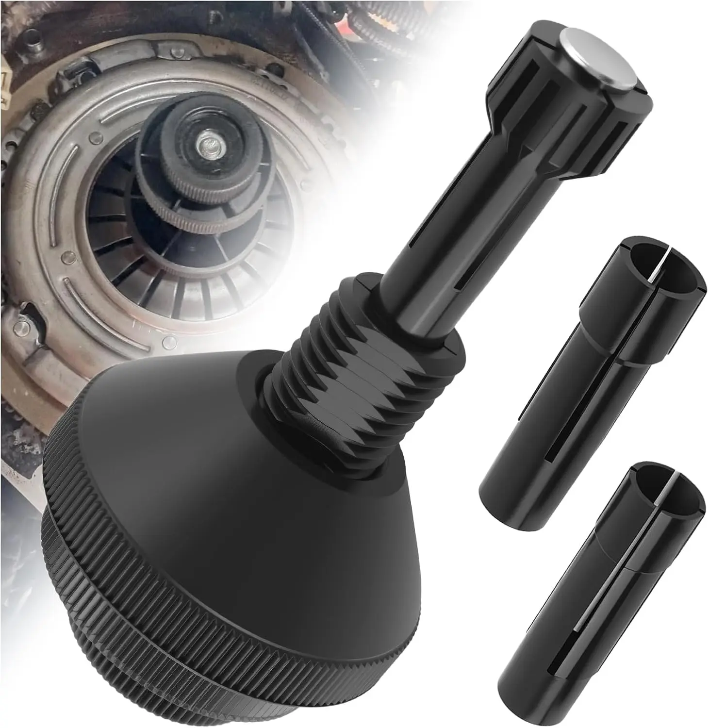 Car Clutch Alignment Tool,Alignment Tools Automotive Kit with 2PCS Expansion Clamps for Adjusting Platen,Universal Auto Clutch Plate Correction Tool for Single Disc Clutches