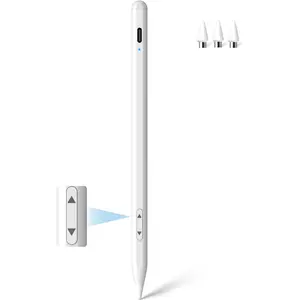 Universal Stylus Pen for Apple iPhone & Android & iPad, 2X Fast Charge Active Stylus Pencil for All Touch Screen, High Sensitivity Capacitive Stylus for Smartphone Apple Watch Tablet-White