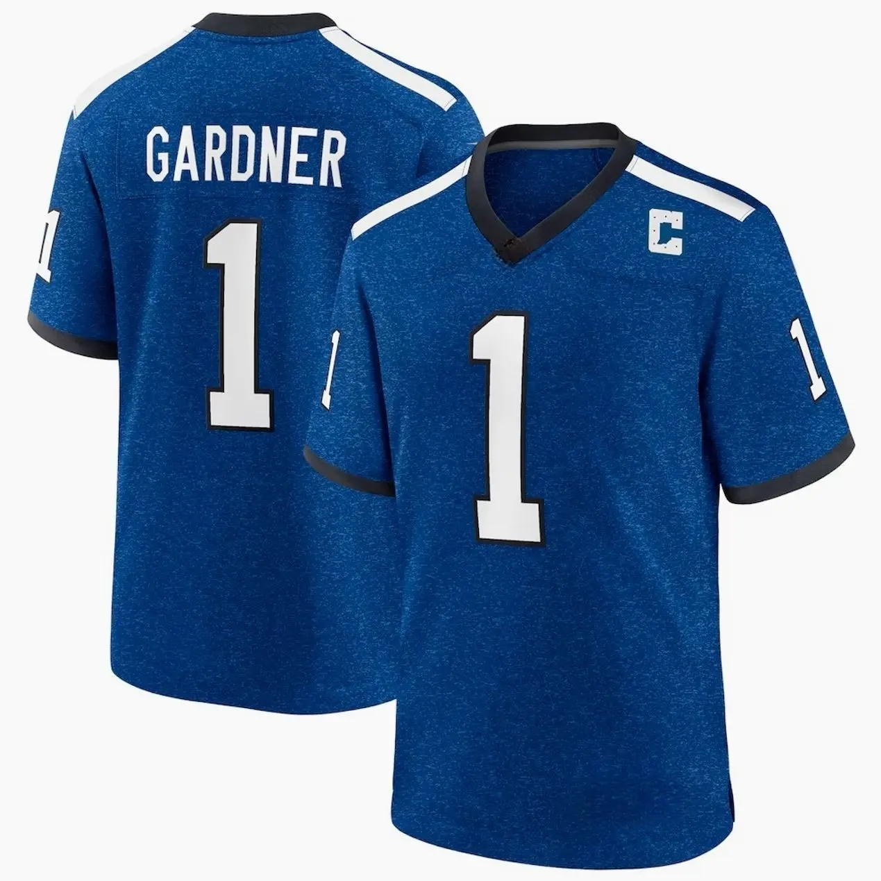 Unisex Football inspired by Gardner 1 Fashion Alternate 2 Indiana Nights Game Jersey - Heather Royal