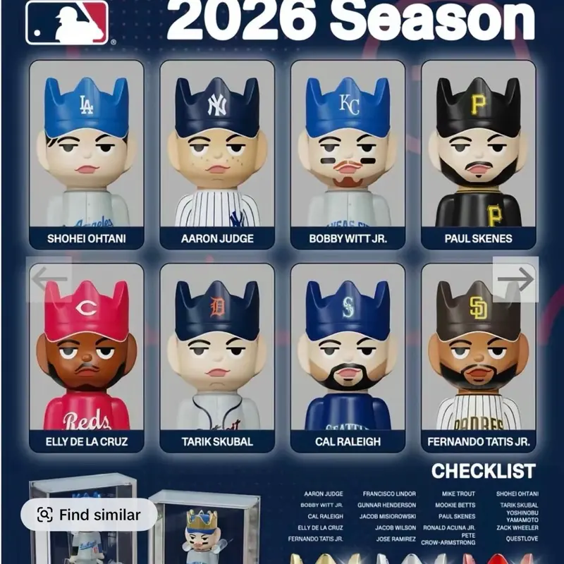 Ghostwrite 2026 MLB (Full Case) 12 Blind Box Figures