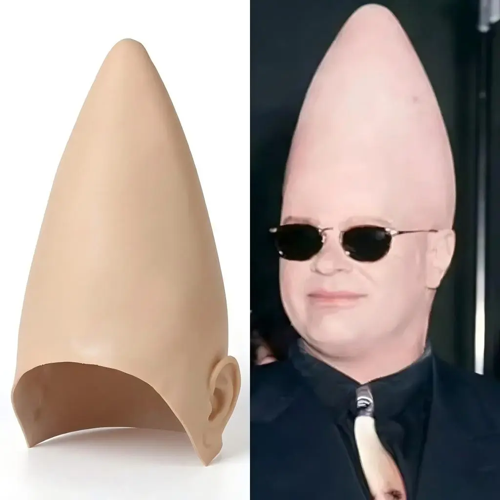Giant Conehead Alien Prop Headpiece - Unisex Realistic Themed Headwear, Halloween & Cosplay Accessory, Party Accessory, Alien Look