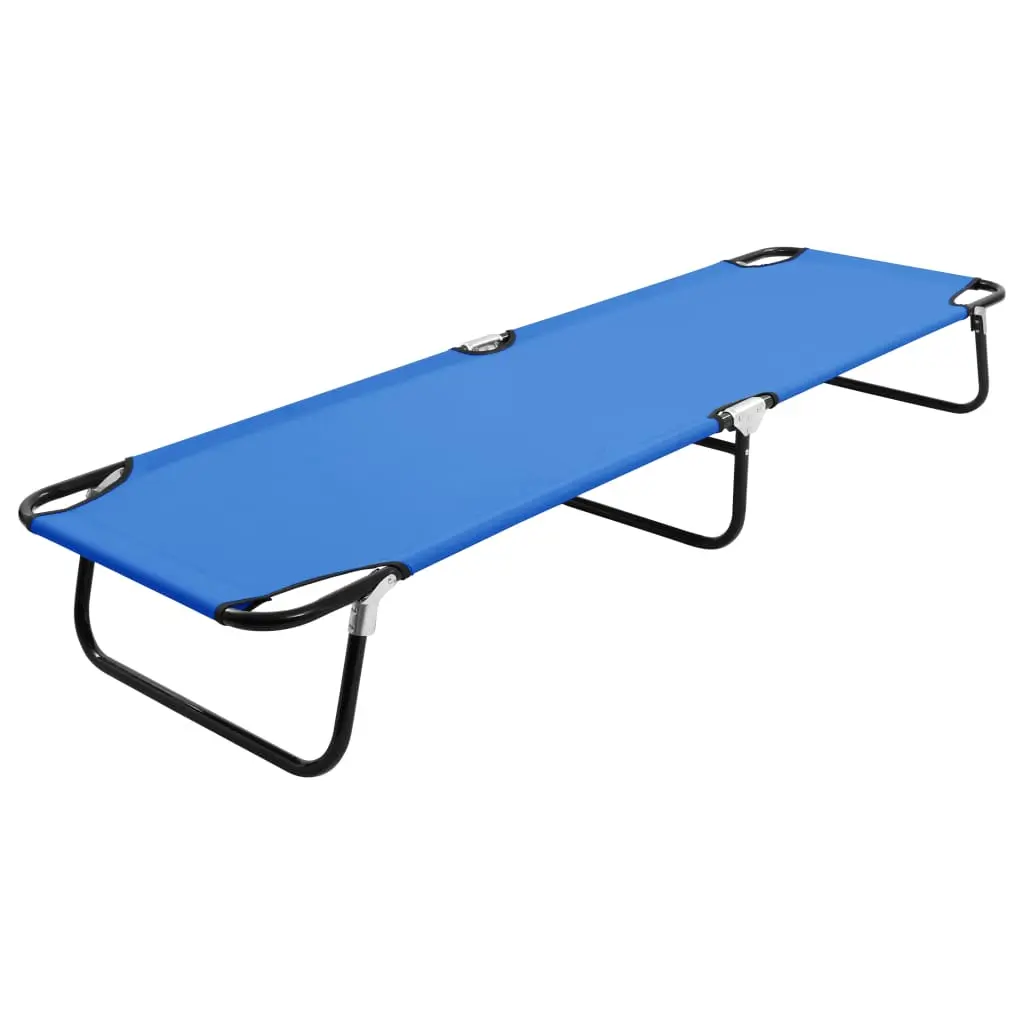 vidaXL Patio Lounge Chair Folding Sunlounger Outdoor Sunbed for Poolside Steel 3000930