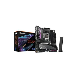 GIGABYTE B860M AORUS ELITE WIFI6E Intel Core Ultra (Series 2) LGA 1851 Motherboard, mATX, DDR5, 3x M.2, PCIe 5.0, USB-C, WIFI6E, 2.5GbE LAN, EZ-Latch