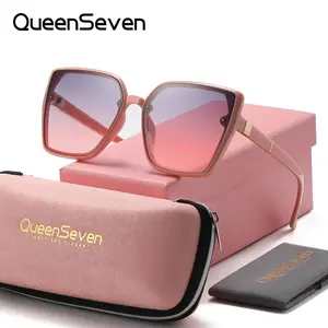 Queenseven Unisex Exquisite Craftsmanship Full Frame Sunglasses Party Square Frame Sunglasses UV400
