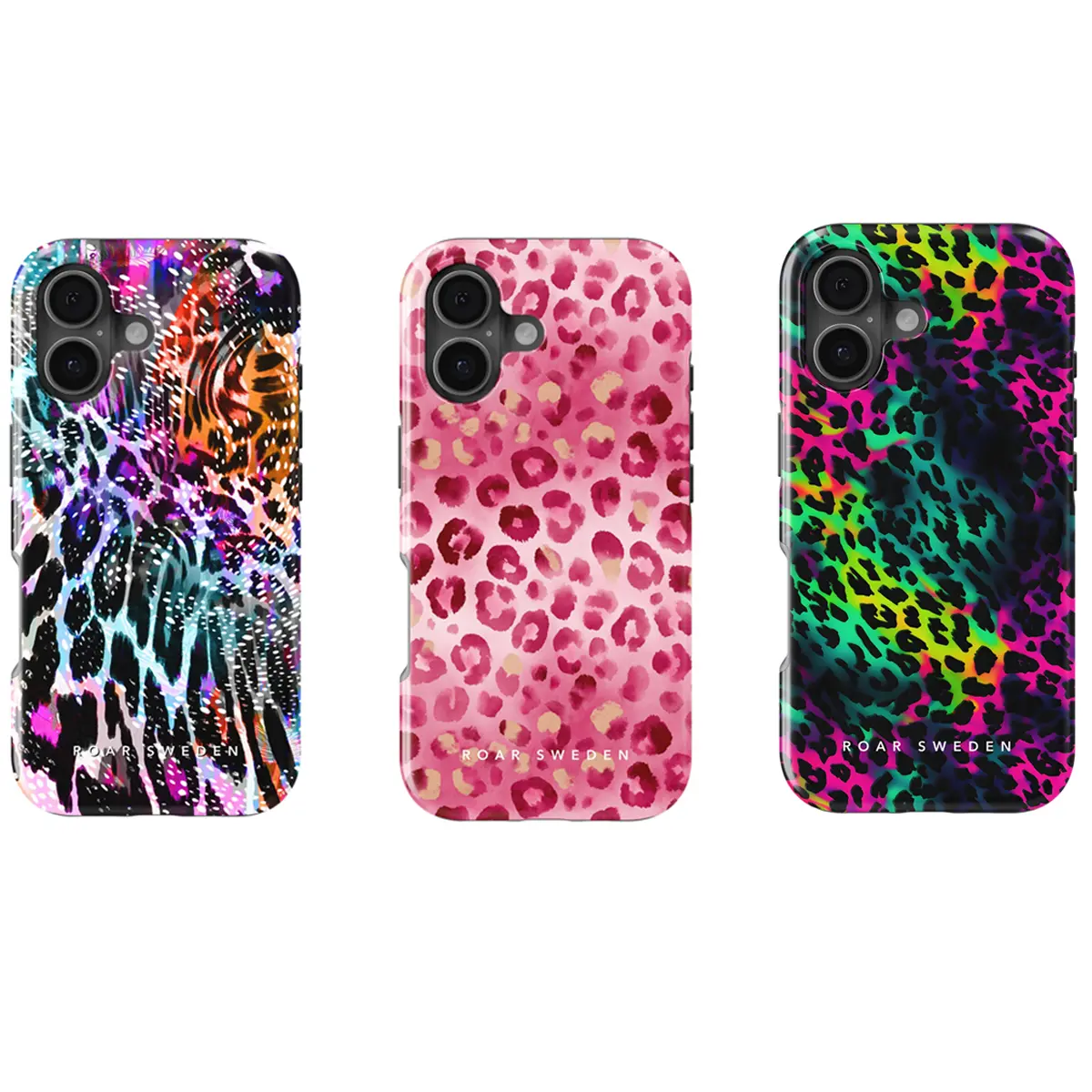 Blush Leopard Phone Case for iPhone, Cute Pink Animal Print Design, Colorful Leopard Pattern Protective Case, Fashion Gift Idea			