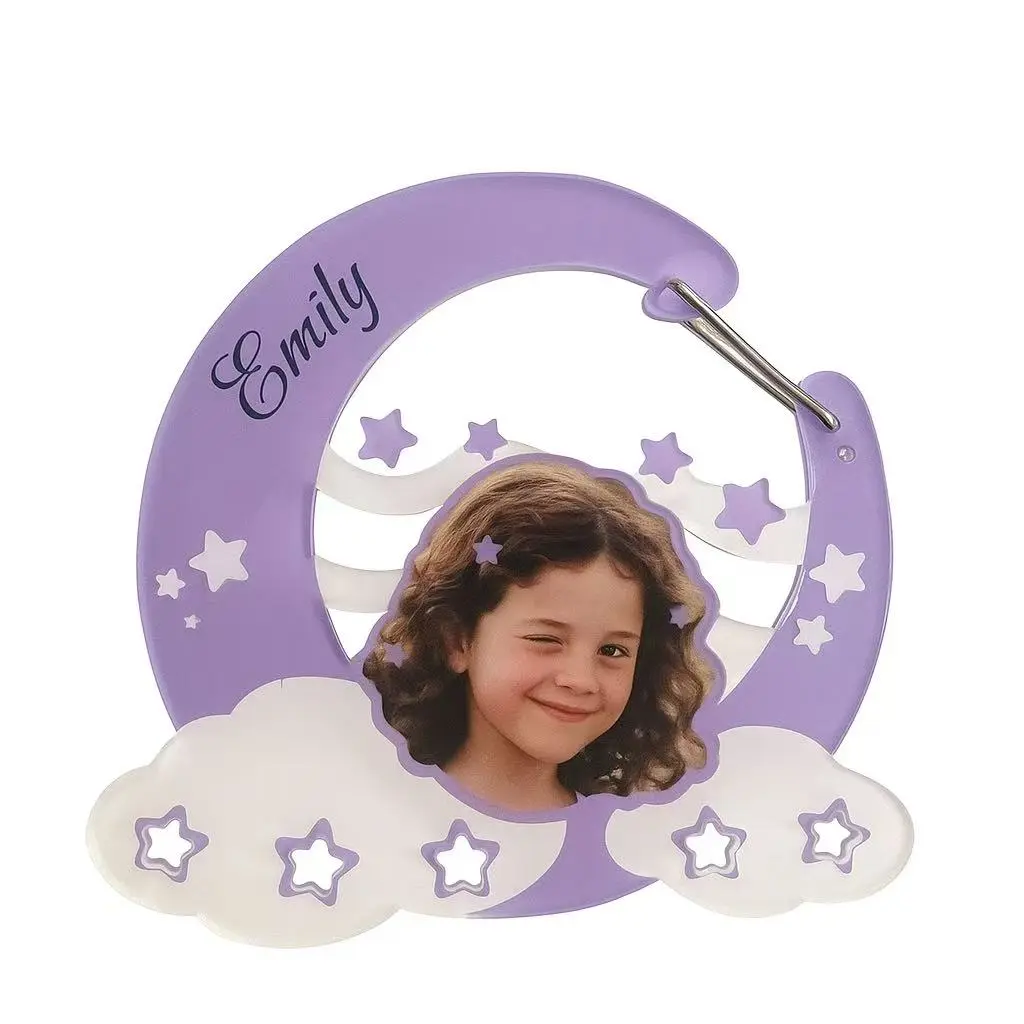Personalized Acrylic PRINTED Bag Charm, Carabiner Charm Holder, Keychains,  Bag Clip, Photocard Holders, Gift for Her, Birthday Gift, Acrylic Photo Cutouts