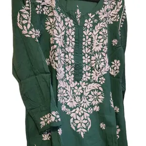 Modal Silk Chikankari Top!