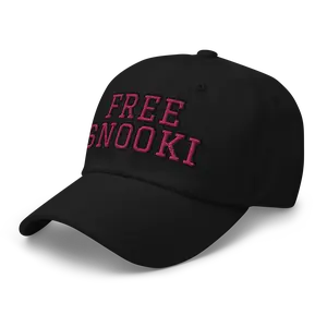 RIVEMUG NG Free Snooki Embroidered Curved Bill Cap Relaxed Fit Low Crown Adjustable Cap